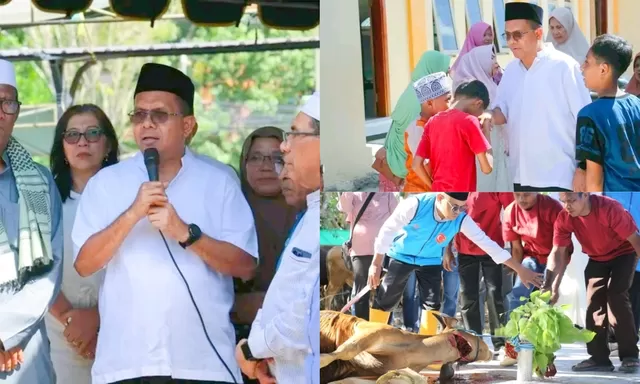 Gubernur Melki Hadiri Penyembelihan Kurban Human Initiative dan Lembaga Turki: 200 Sapi untuk NTT, Non-Muslim Ikut Dapat Daging