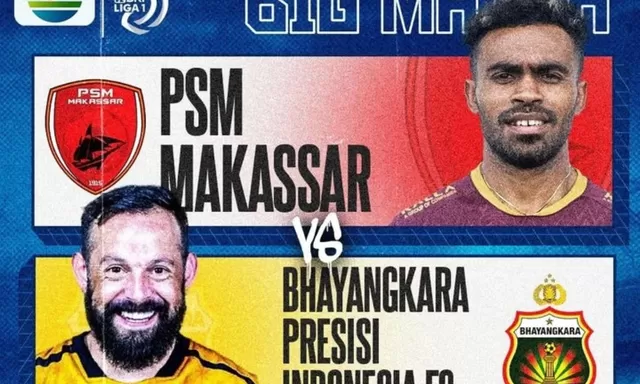 Link Live Streaming BRI Liga 1: PSM Makassar Vs Bhayangkara Presisi Indonesia FC, Jumat 8 Desember 2023