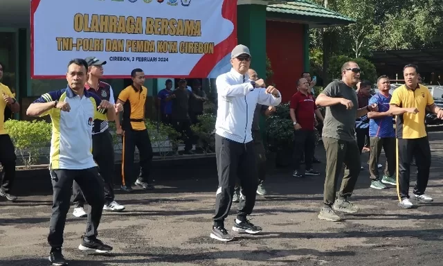 Olahraga Bersama Forkopimda Kuatkan Sinergitas dan Kondusifitas Jelang Pemilu 2024