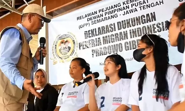 Tingkatkan Kesejahteraan dan Pendampingan Hukum, Pekerja Migran Indonesia di Kendal Dukung Prabowo-Gibran