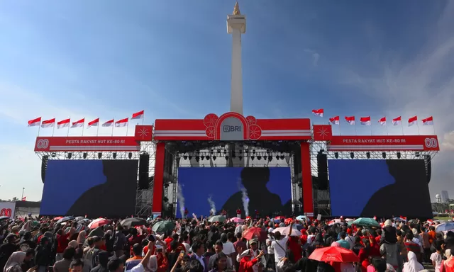 Semarak HUT ke-80 RI, BRI Hadirkan Panggung Hiburan Rakyat di Monas