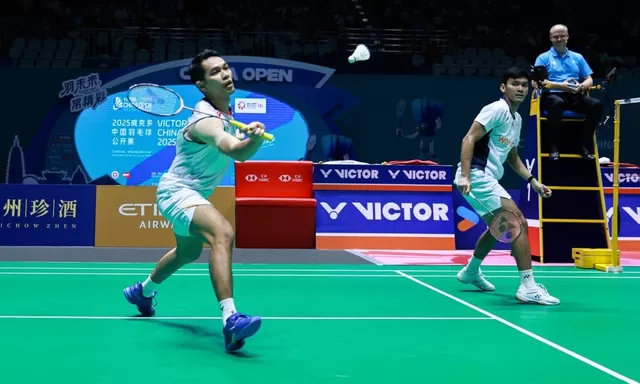 Penantian Panjang Dahaga Gelar Dibayar Tuntas Fajar/Fikri Juara China Open 2025
