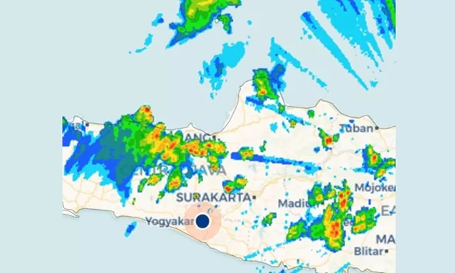  Cuaca Wilayah DIY Diguyur Hujan, Ternyata Siklon Ini Alasannya