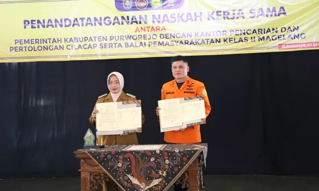 Purworejo Teken MoU dengan SAR Cilacap, Hadapi Potensi Bencana