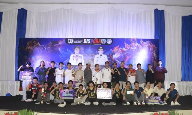 Tutup Turnamen Mobile Legend, Pemprov Kaltara Berikan Motivasi dan Semangat Atlet
