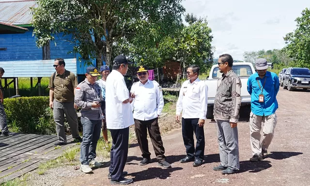 Wagub Tinjau Pembangunan Jalan Malinau, Perkuat Akses dan Ekonomi Masyarakat