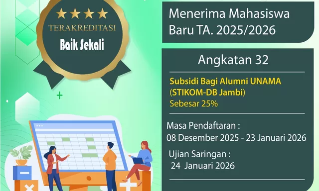 UNAMA Buka Penerimaan Mahasiswa S2 Sistem Informasi, Simak Biaya dan Ketentuannya