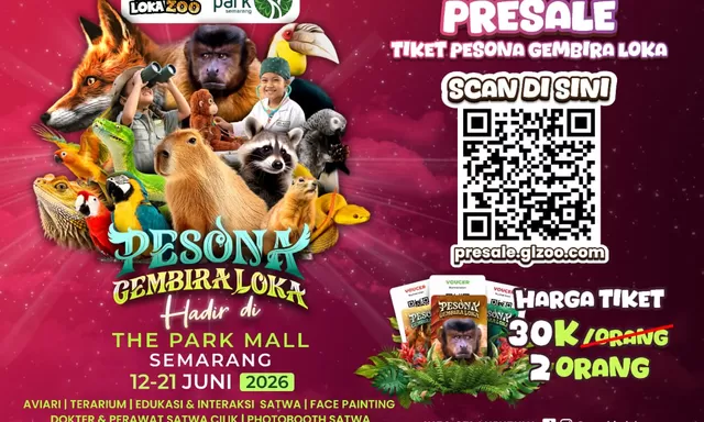 Gembira Loka 'Turun Gunung' ke Semarang, Mall Disulap Jadi Arena Edukasi Satwa Interaktif