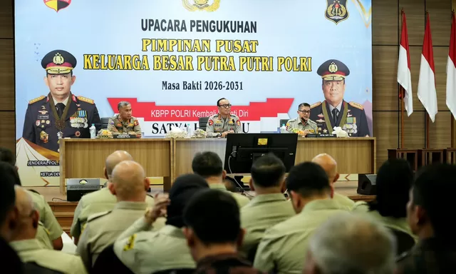 Wakapolri Kukuhkan Pengurus KBPP Polri , Dorong SDM Unggul dan Berdaya Saing