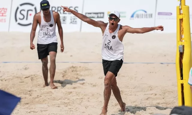 Tim Voli Pantai Indonesia Tundukkan Jepang, Tembus Perempat Final Asian Beach Games Sanya 2026