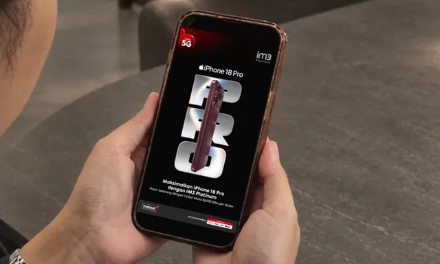 IM3 Platinum Plus Bundling iPhone 18 Pro, Kuota Internet Tembus 175 GB