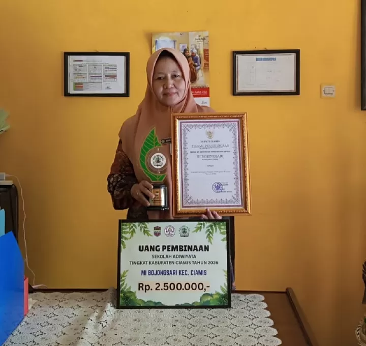 SELAMAT! MI Bojongsari Maleber Raih Penghargaan Sekolah Adiwiyata Tingkat Kabupaten Ciamis, Siap Melaju ke Tingkat Nasional