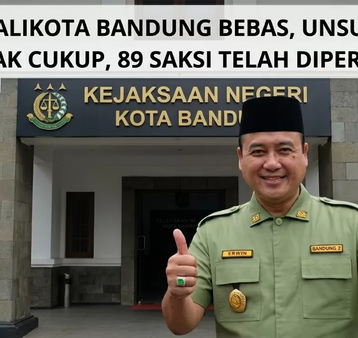 Kajari Kota Bandung Hentikan Penyidikan Kasus Dugaan Korupsi Wakil Walikota Bandung, Ini Alasannya…