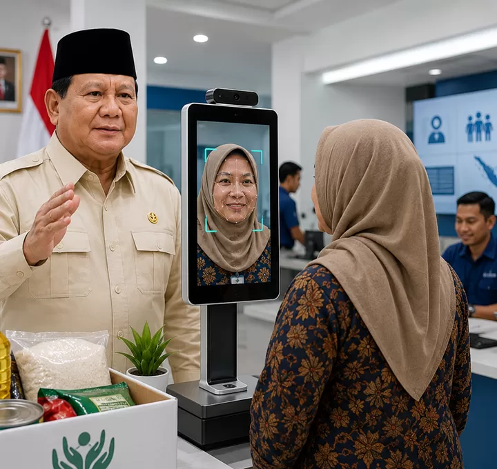 Era Baru Bansos Zaman Prabowo Subianto: Gunakan AI dan Teknologi Pindai Wajah