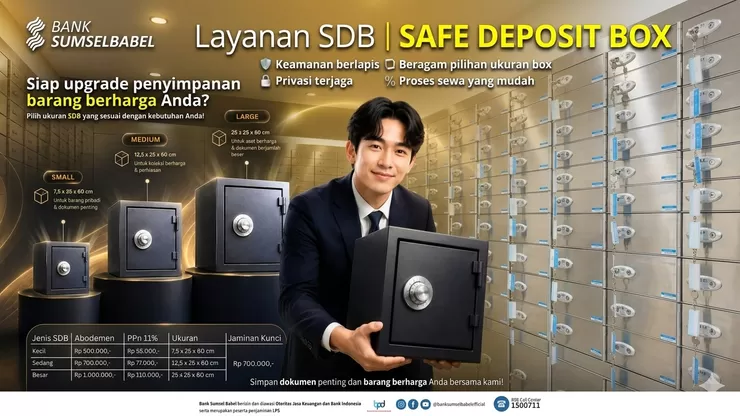 Tingkatkan Keamanan Aset, Bank Sumsel Babel Luncurkan Kembali Layanan Safe Deposit Box