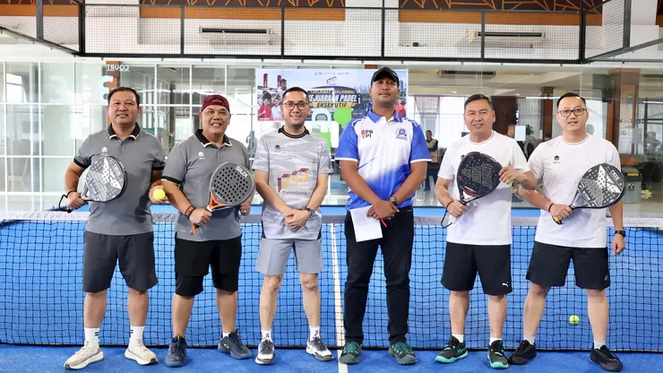 Luar Biasa! Rayakan HUT Palembang, Eksekutif ASN Main Padel 