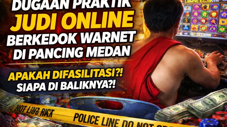 Terang-Terangan! Warnet di Pancing Medan Disulap Jadi Lapak Judi Online”.....