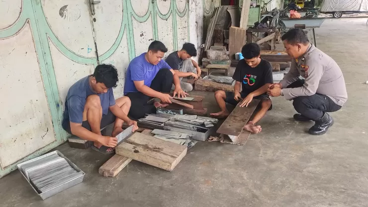 Polsek Datuk Bandar Patroli Cooling System dan Berikan Imbauan Kamtibmas 