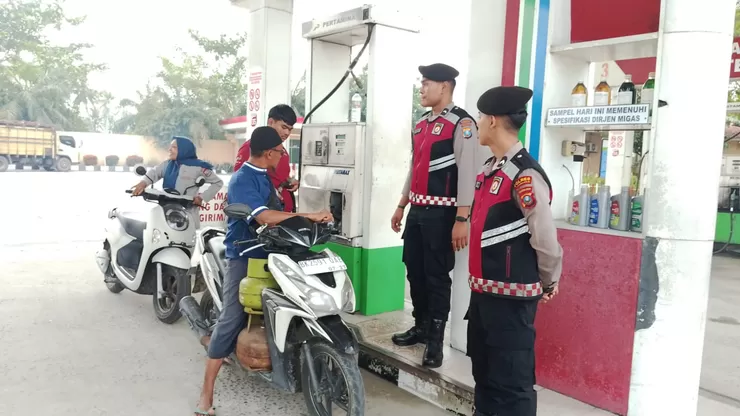 Jaga Kamtibmas Tetap Kondusif, Satsamapta Polres Tanjung Balai Patroli Kota