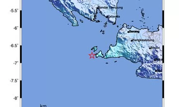 Gempa guncang Selat Sunda dini hari tadi