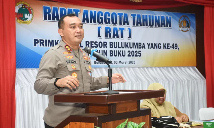 Primkoppol Polres Bulukumba Laksanakan RAT ke-49 Tahun Buku 2025, Pererat Kebersamaan Lewat Buka Puasa Bersama