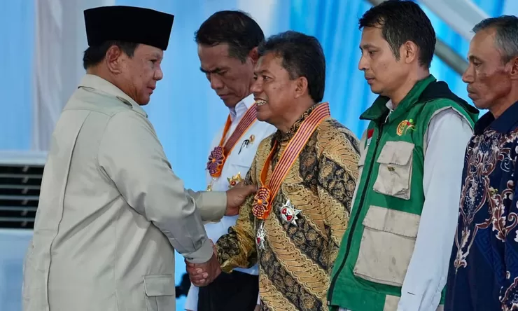 Prabowo: 'Kita Tidak Akan Merdeka Tanpa Jasa Para Petani