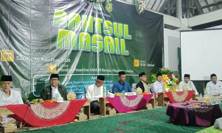 LBM PCNU Kendal Haramkan Tambang MBLB Ilegal, Izin Berlebihan Juga Disorot