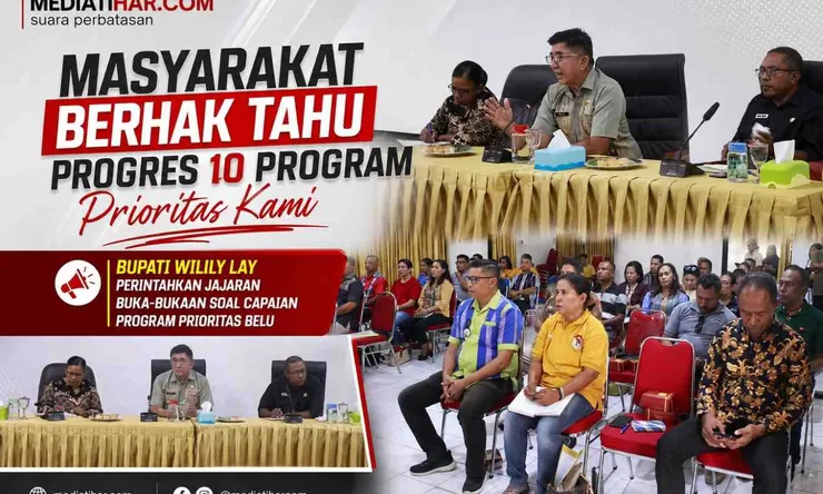 Masyarakat Berhak Tahu, Bupati Belu Instruksikan Jajaran Rilis Capaian Janji Politik ke Publik
