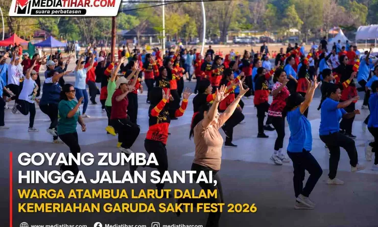 Meriah! Ratusan Warga Atambua "Goyang Zumba" Bareng di Penutupan Garuda Sakti Fest 2026