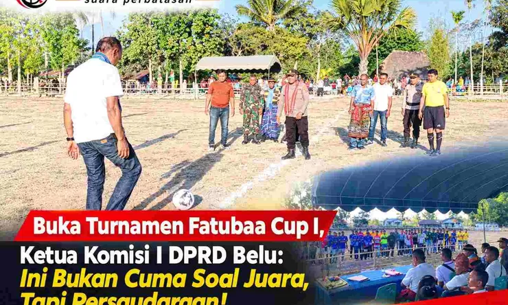 Resmi Dibuka! 30 Klub Bersaing di Fatubaa Cup I Belu