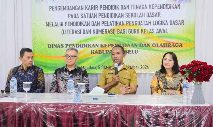Kadis PKO Belu: Mengajar Bukan Sekadar Tugas, Guru Harus Jadikan Profesi Panggilan Hidup