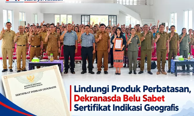 Lindungi Produk Perbatasan, Dekranasda Belu Sabet Sertifikat Indikasi Geografis