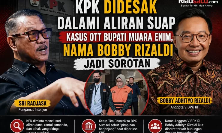 KPK Didesak Dalami Aliran Suap Kasus OTT Bupati Muara Enim, Nama Bobby Rizaldi Jadi Sorotan