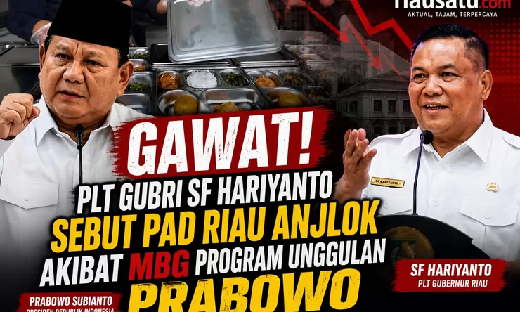 Gawat! Plt Gubri SF Hariyanto Sebut PAD Riau Anjlok Akibat MBG Program Unggulan Prabowo