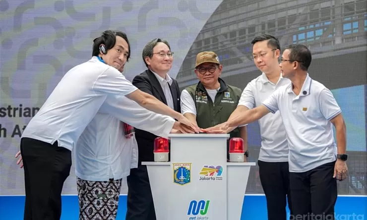 Gubernur Jakarta Pramono Anung Mencanangkan Pembangunan Pedestrian Deck di Dukuh Atas