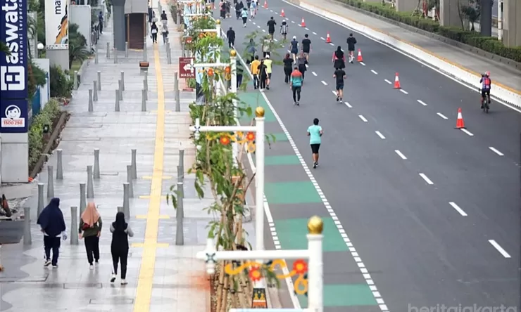 Gubernur Pramono Anung Wibowo Resmikan Hasil Penataan Jalan HR Rasuna 