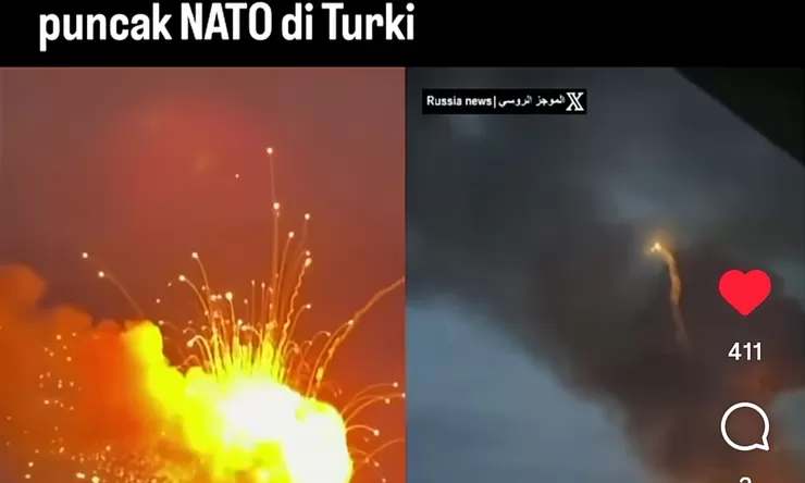 Rusia Serang Pabrik Senjata Ukraina di Tengah Pertemuan NATO 