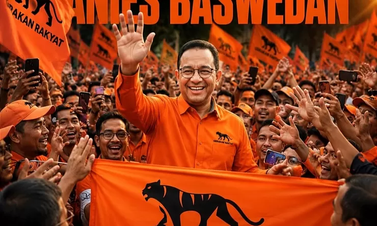 Partai Gerakan Rakyat Resmi Terdaftar, Anies Baswedan Maju di Pilpres 2029 Bergema