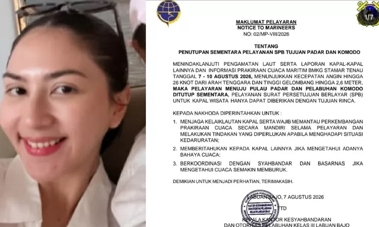 Jessica Mila Liburan ke Pulau Padar saat Pelayaran Ditutup, Warganet Pertanyakan Izin Rombongan
