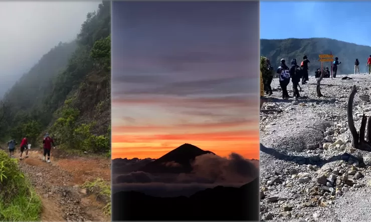 Gunung Papandayan Garut Tak Pernah Sepi, Jalur Pendakian Ramah dan Hutan Mati Jadi Daya Tarik