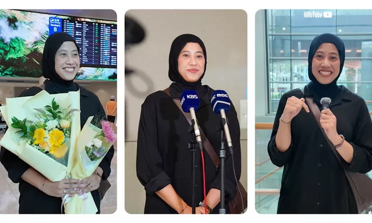 Megawati Hangestri Tiba di Hyundai Hillstate, Fans Red Sparks Justru Beri Dukungan Jelang Liga Voli Korea