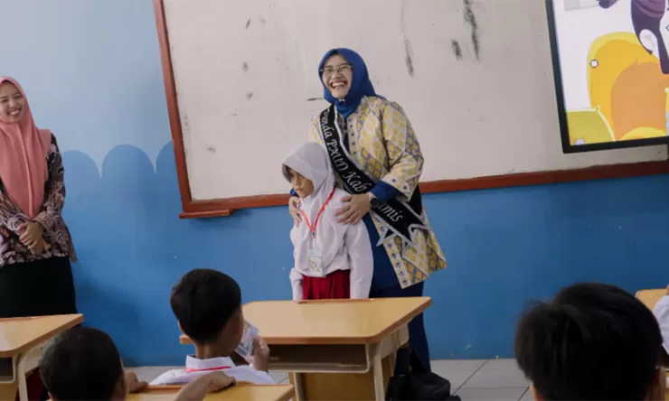 Bunda PAUD Ciamis Tinjau MASEKDAS, Pastikan Hari Pertama Sekolah Berjalan Ramah dan Menyenangkan
