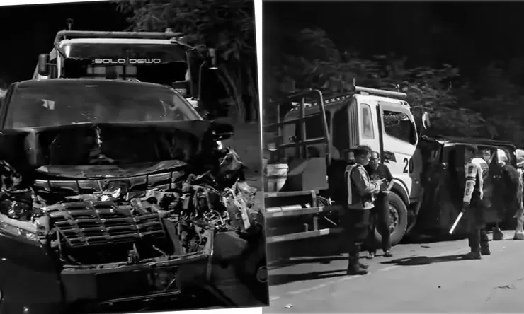 Kiai Anwar Zahid Selamat dari Kecelakaan di Bojonegoro, Alphard Ringsek Usai Ditabrak Truk Trailer