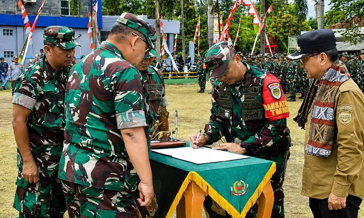 TMMD ke-129 Ditutup, Pesan 0612/Tasikmalaya: Bangunan Boleh Selesai, Gotong Royong Jangan Berhenti