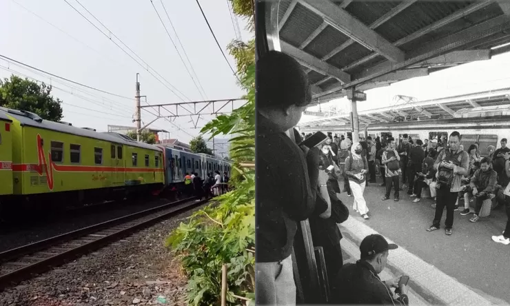 KRL Bogor dan Tangerang Terganggu 2 Kecelakaan, 18 Perjalanan Telat hingga 1 Jam