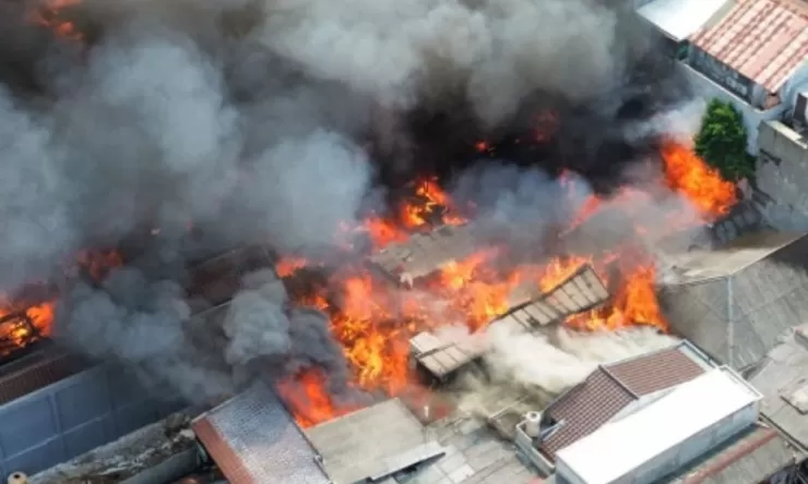 Kebakaran Batu Ceper Jakarta Pusat Hanguskan 114 Rumah, 310 KK Terdampak dan Penyebab Masih Diselidiki