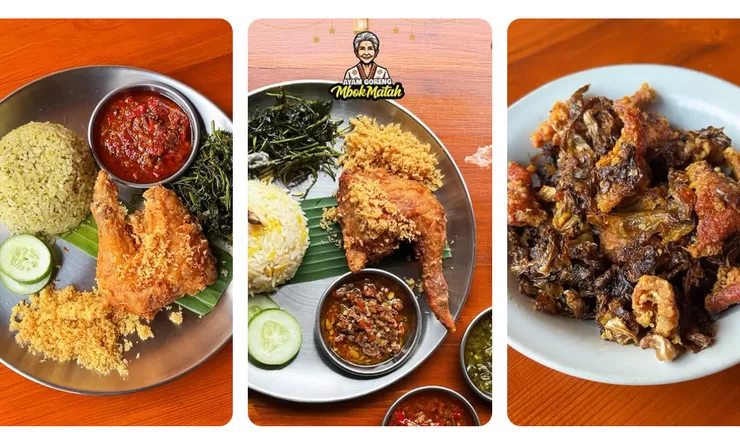 Ayam Goreng Mbok Matah Depok Hits Dekat Margonda, Cuma 6 Menit dari Stasiun Depok Baru dengan 5 Pilihan Sambal