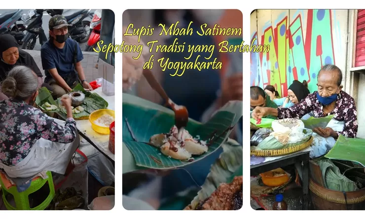 Bukan Sekadar Lupis, Jejak Rasa Lupis Mbah Satinem Yogyakarta Bertahan Sejak 1963 dengan Resep Turun-Temurun