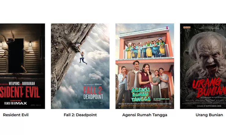 Jadwal Bioskop Tasik XXI Plaza Asia dan Transmart Minggu 20 September 2026, Urang Bunian hingga Resident Evil