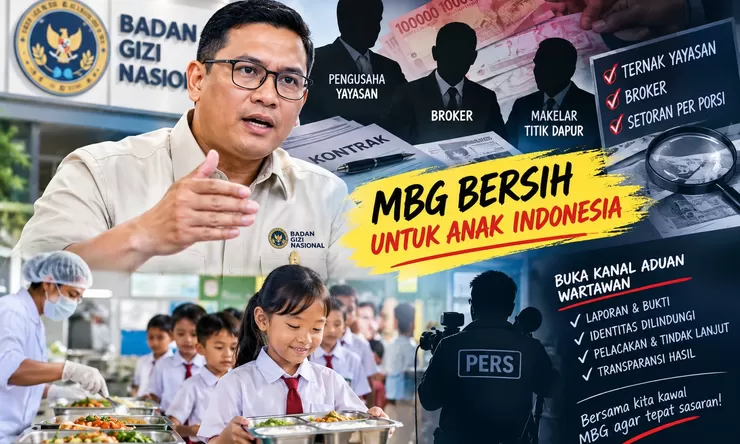 Mas Sudaryono Diminta 'Dar-Der-Dor' Bersihkan Rente MBG